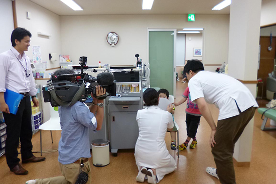 石川テレビさんの取材風景